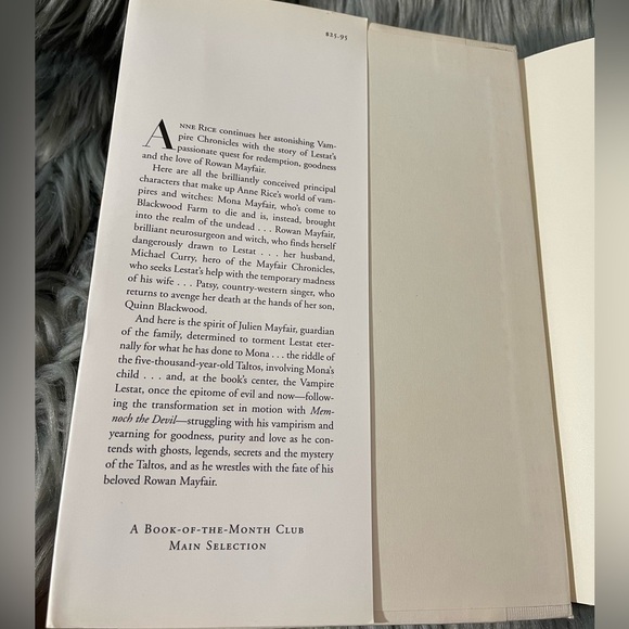 Anne Rice Blood Canticle Hardcover Book - First Edition - Picture 4 of 8